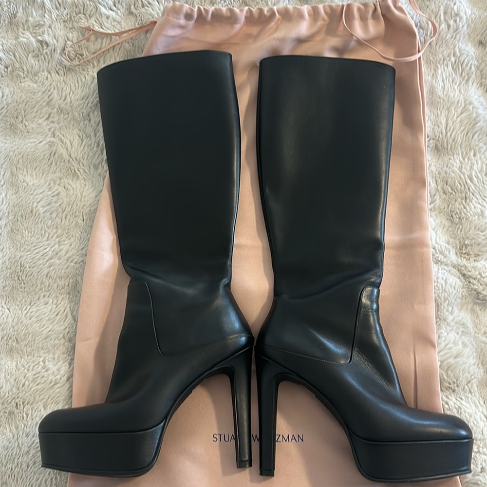 Stuart Weitzman Black Over the Knee Boots